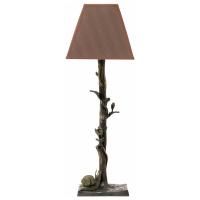 Bourgogne Lampe en laiton sans abat-jour