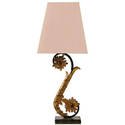 Versailles Lampe en fer dorée sans abat-jour