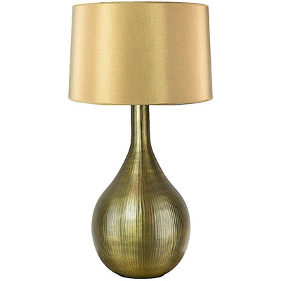Breteuil dorée Lampe en laiton doré sans abat-jour