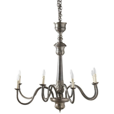 Ecouen Lustre en métal argenté