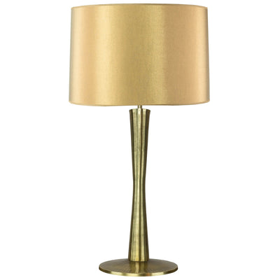 Maillot ronde Lampe en laiton doré sans abat-jour