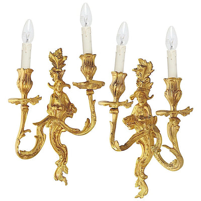 Pékin Applique en bronze (set de 2)