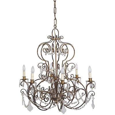 Pérouse Lustre en fer Grand Modèle