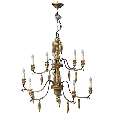 Velleron Lustre en bois
