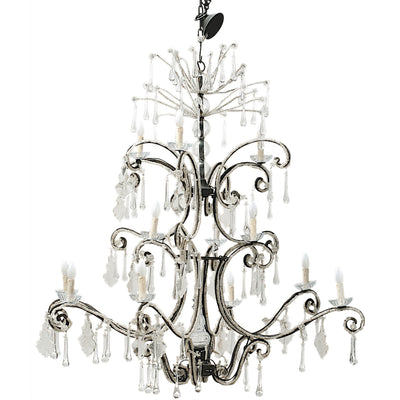 Vienne Lustre en fer et verre Grand Modèle