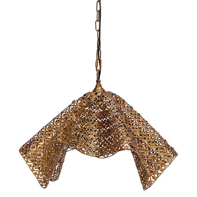Fichu Suspension en laiton doré