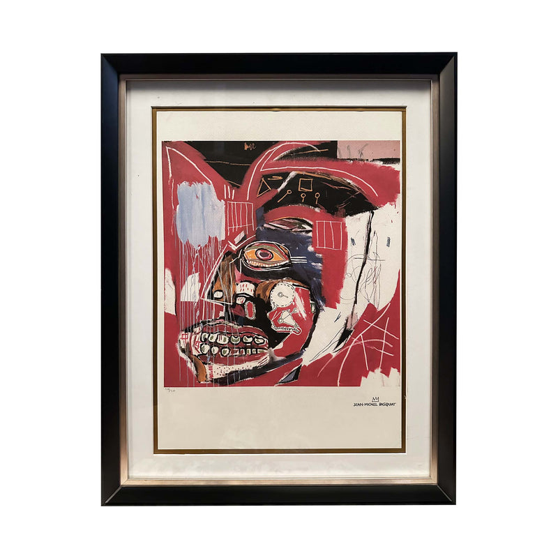 Cortex mécanique - Lithographie numérotée - J-M.Basquiat - Tirage limité 106/300