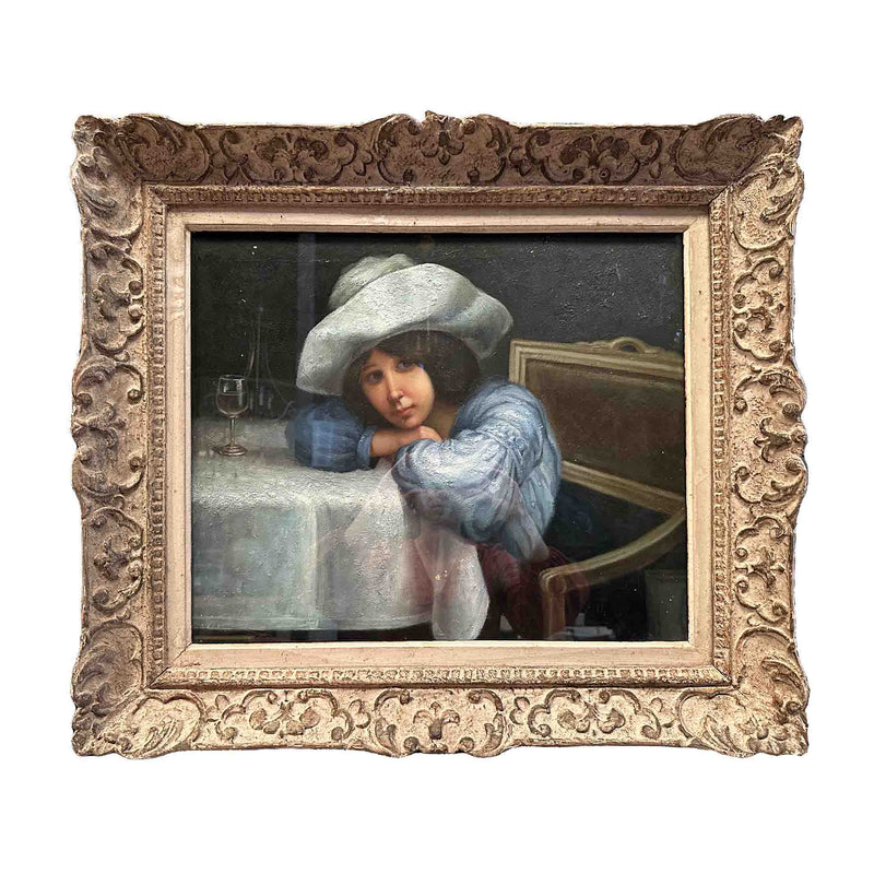 L’attente silencieuse - Huile sur toile