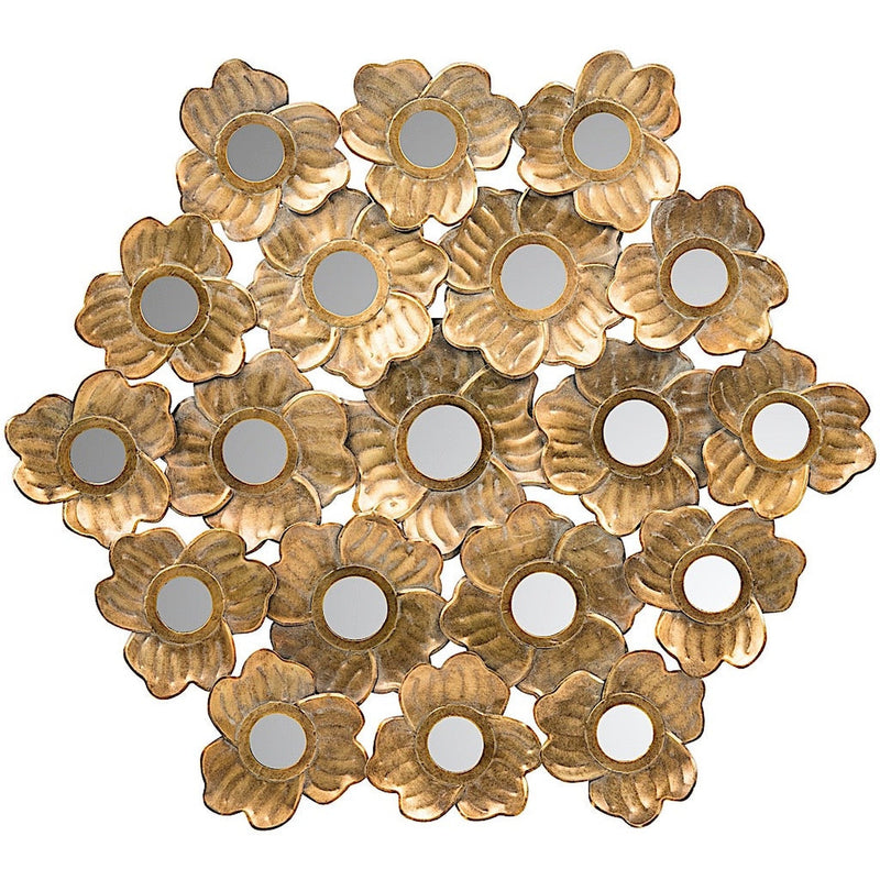 Mix Flower Miroir en fer 