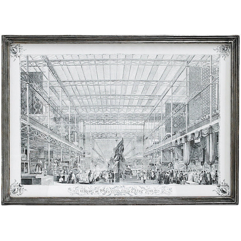 Gravure encadrée Crystal Palace 