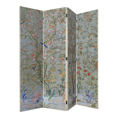 Jardin aux oiseaux Paravent en bois quatre feuilles