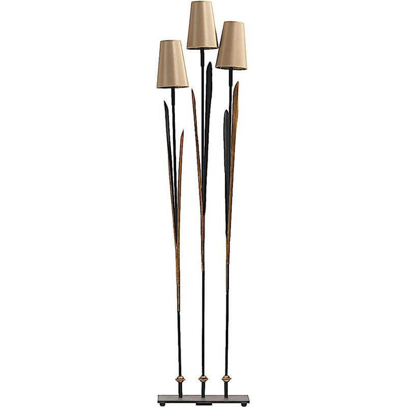 Jonc triple Lampadaire en fer sans abat-jour