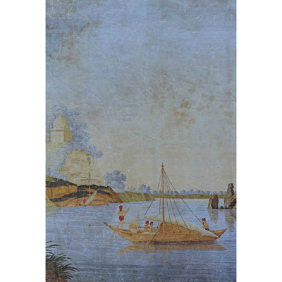 Le long du fleuve Papier Peint Panoramique dessin zoomé