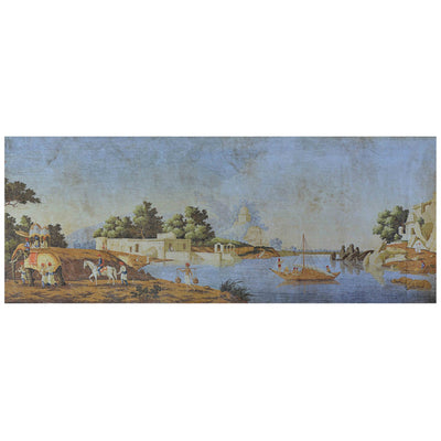 Le long du fleuve Papier Peint Panoramique motif en entier
