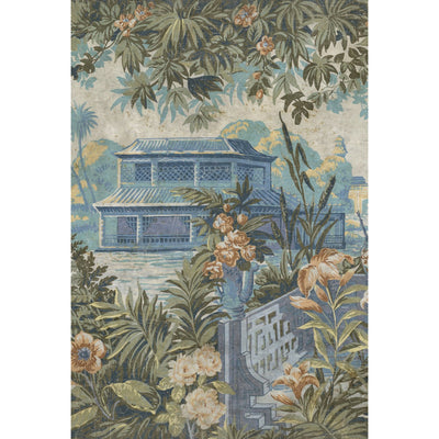Mon Jardin Exotique Papier Peint Panoramique vue zoomée