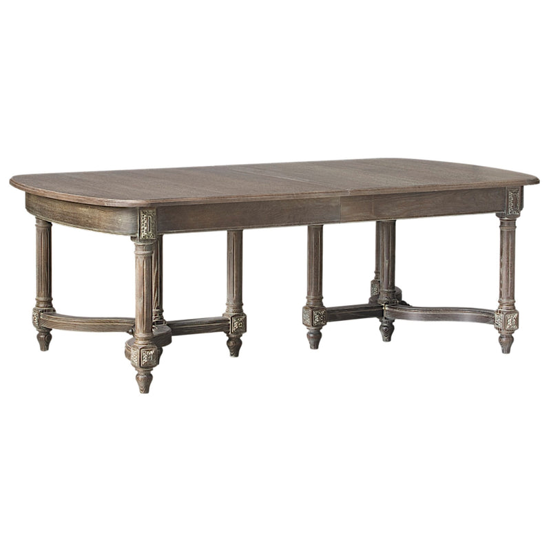 Table de salle à manger Petit Modèle Figeac  patine hêtre gris