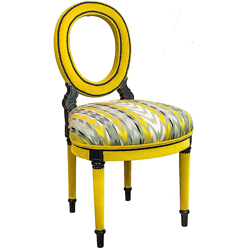 Castiglione Chaise tapissée vue 3/4