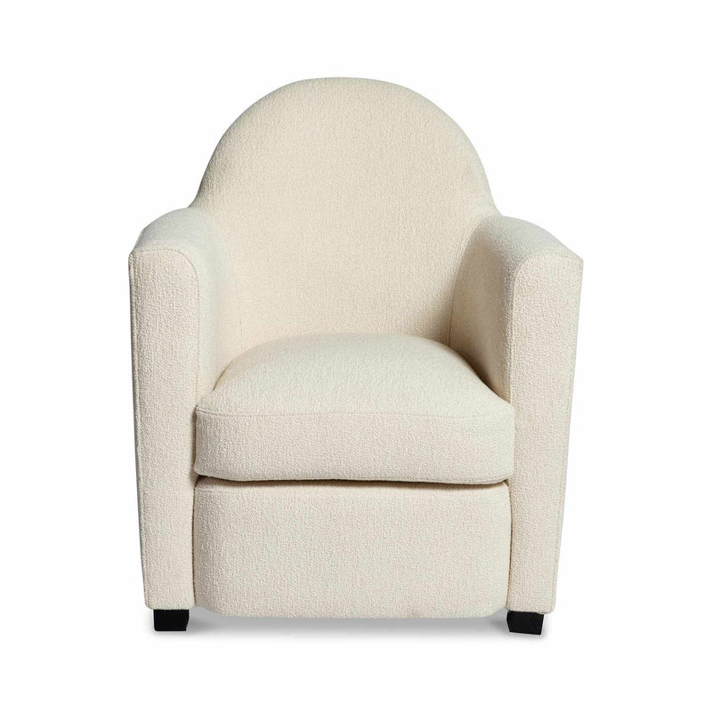 Malesherbes Fauteuil tapissé coloris beige clair vue de face