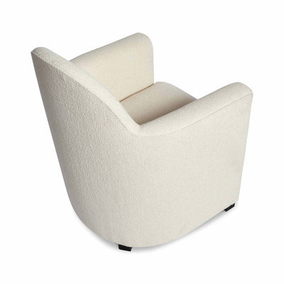 Malesherbes Fauteuil tapissé coloris beige clair vue de haut