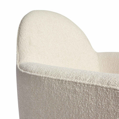 Malesherbes Fauteuil tapissé coloris beige clair vue zoomée 