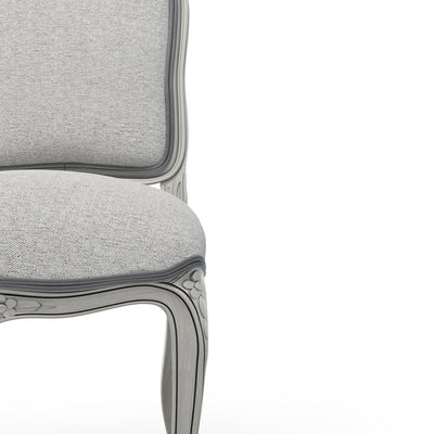Sorgues Chaise patine Trianon couleur Chiné Gris perle vue zoom